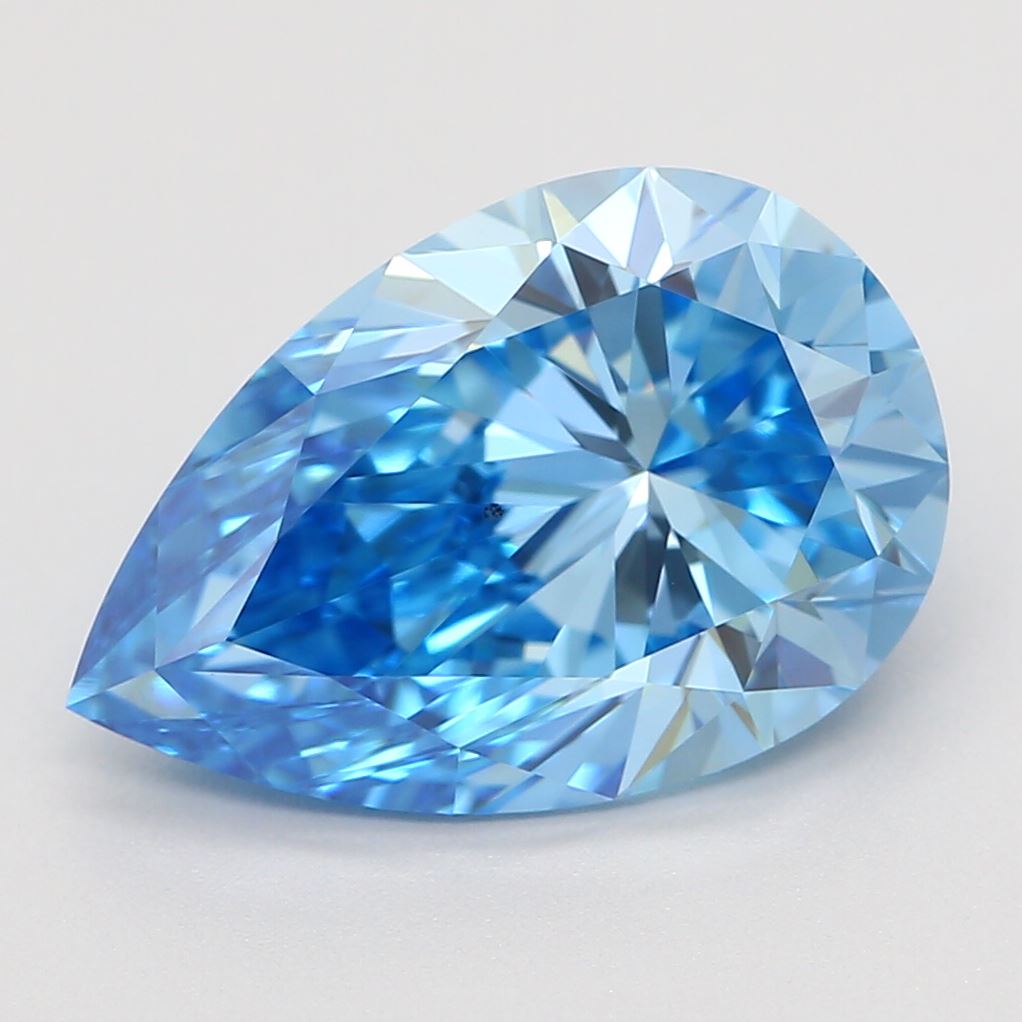 2.05 ct Pear Natural HPHT Diamonds (Type IIA)