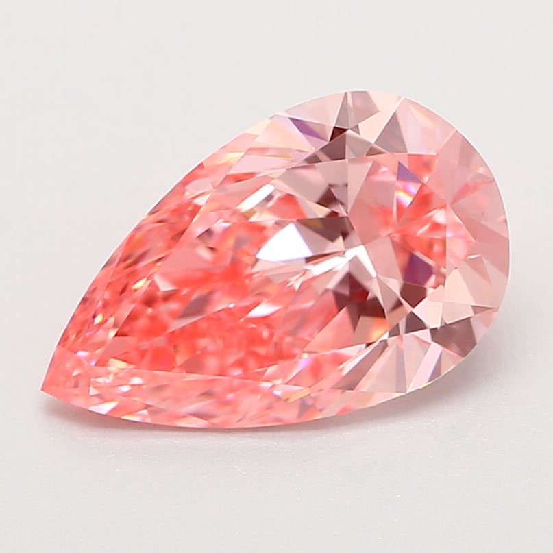 0.84 ct Pear Natural HPHT Diamonds (Type IIA)