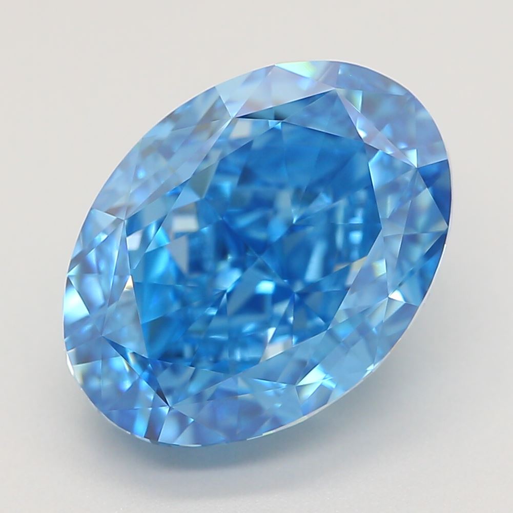 3.01 ct Oval Modified Natural HPHT Diamonds (Type IIA)