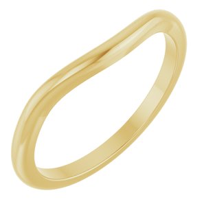 Hadar Claw-Prong Three-Stone Engagement Ring or Band in 18K Yellow Gold, shown with an assumed 2 carat center diamond