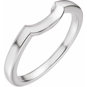 Hadar Claw-Prong Solitaire Bezel-Style Engagement Ring or Band in 18K White Gold, shown with an assumed 2 carat center diamond