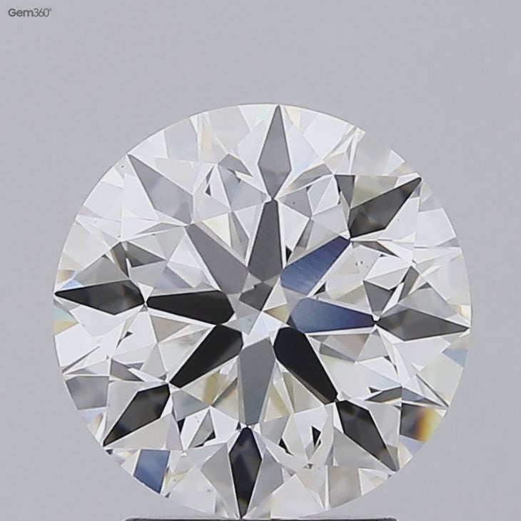 2.58 ct Round Lab Grown Diamond