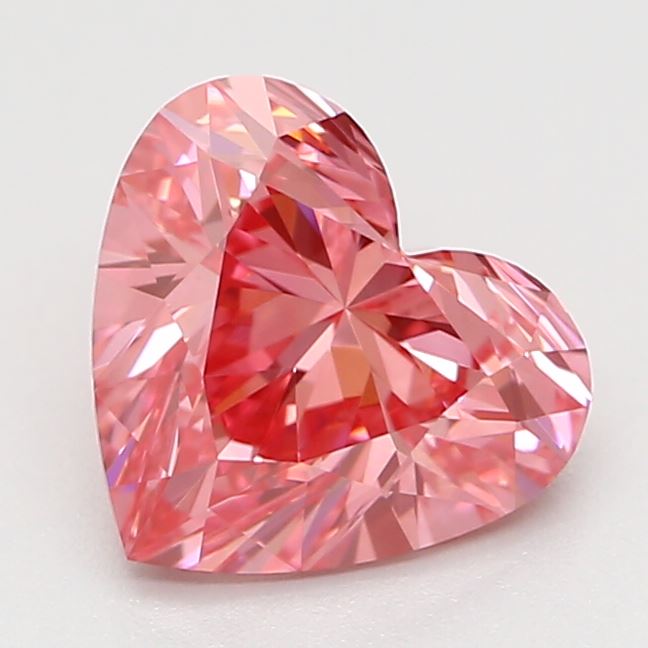 0.74 ct Heart Natural HPHT Diamonds (Type IIA)