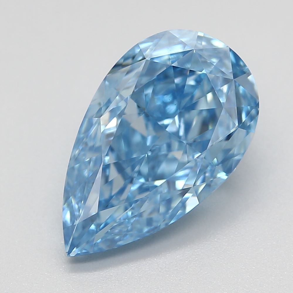 2.03 ct Pear Modified Natural HPHT Diamonds (Type IIA)
