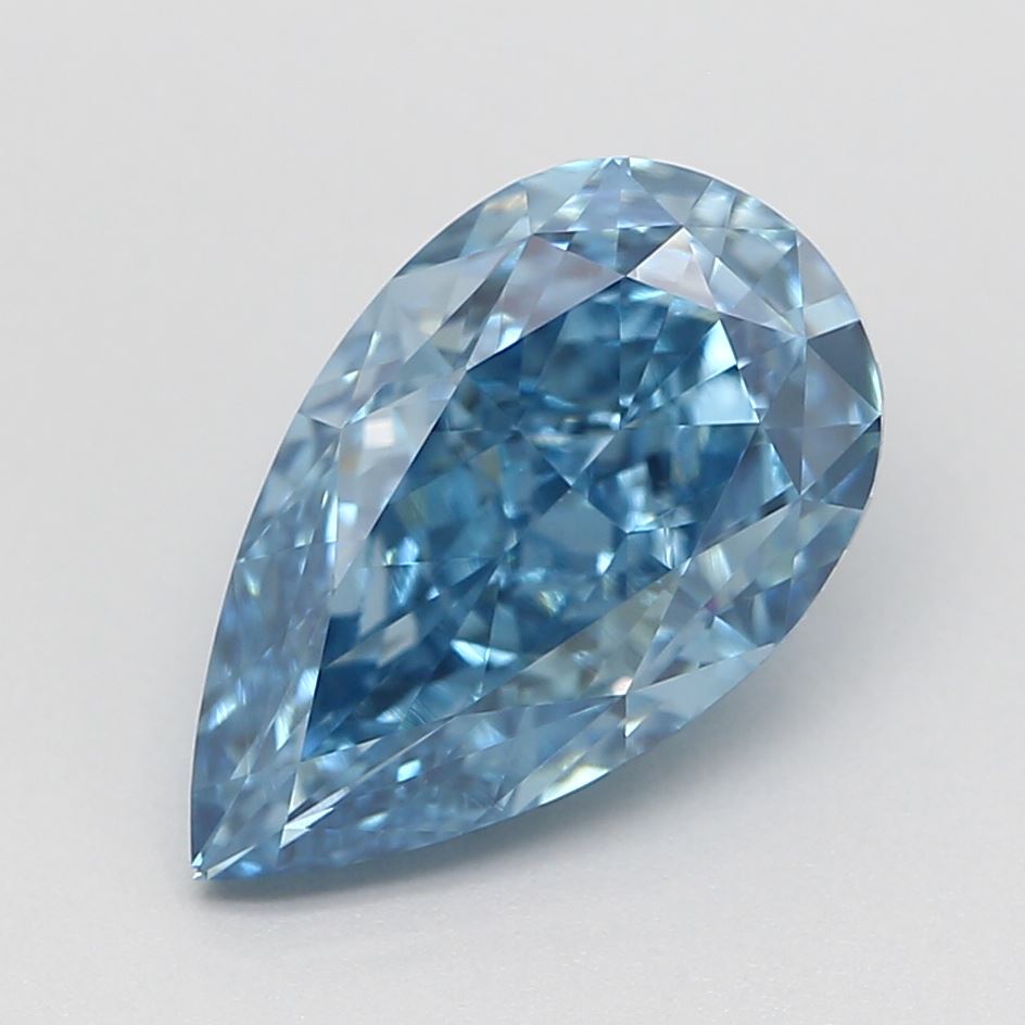 1.45 ct Pear Modified Natural HPHT Diamonds (Type IIA)