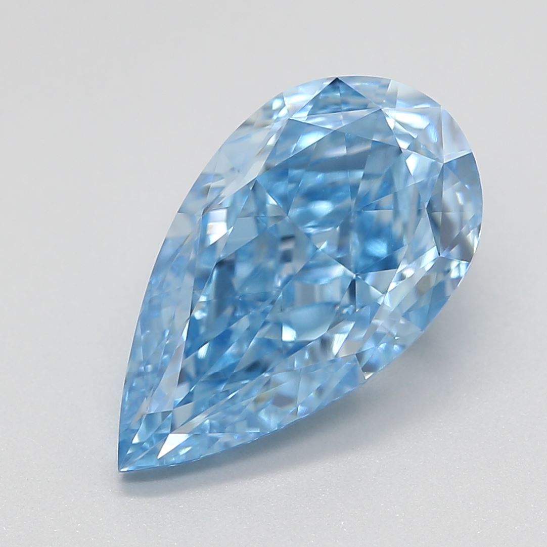 2.21 ct Pear Modified Natural HPHT Diamonds (Type IIA)