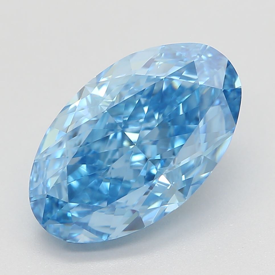2.05 ct Oval Modified Natural HPHT Diamonds (Type IIA)