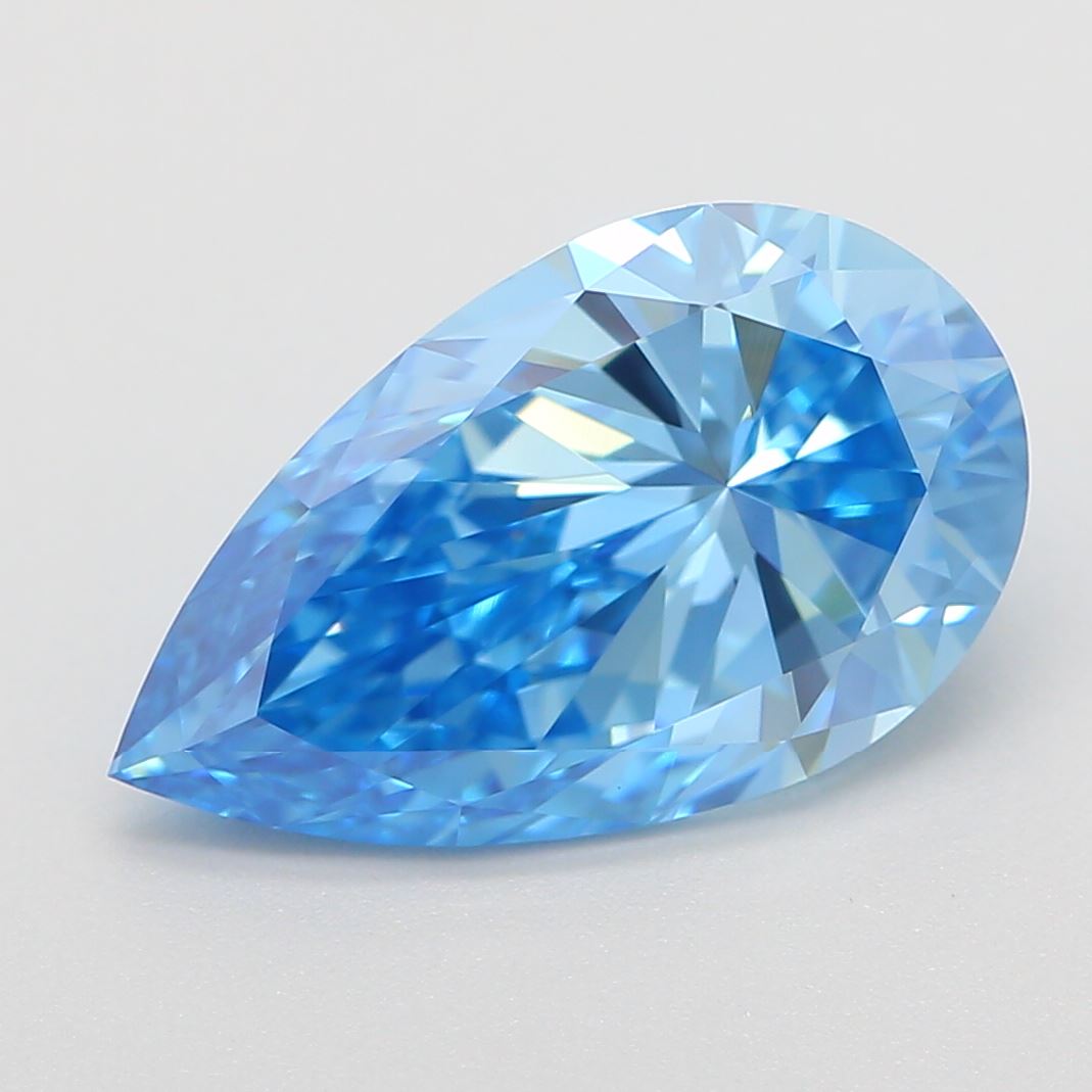 1.73 ct Pear Natural HPHT Diamonds (Type IIA)