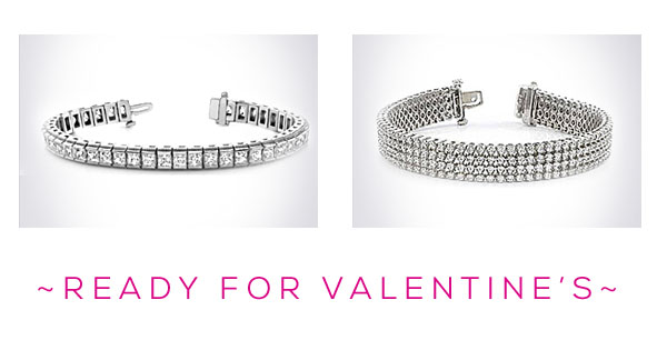 Diamond Tennis Bracelet Sale for Valentines Day